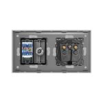 Priza Schuko + TV + Internet cu Rama Din Sticla LUXION - imagine 4