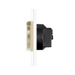 Priza Simpla cu Capac de Protectie cu Rama din Sticla LUXION - imagine 4