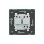 Priza simpla Livolo cu rama din sticla - imagine 4