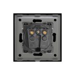 Priza Simpla LUXION cu rama din aluminiu - imagine 4