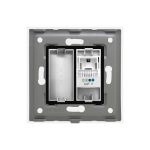 Priza Telefon + Blank cu Rama din Sticla LUXION - imagine 4