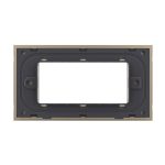 Rama din sticla Livolo standard Italian 4 module - Serie noua - imagine 4