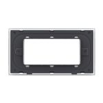 Rama din sticla Livolo standard Italian 4 module - Serie noua - imagine 4