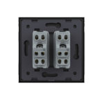 Priza dubla module inguste Livolo cu rama din sticla - standard german - imagine 4