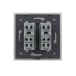 Priza dubla module inguste Livolo cu rama din sticla - standard german - imagine 4