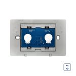 Intrerupator cu touch pentru draperie Livolo din sticla, Standard italian - imagine 5