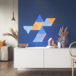 Kit 9 Panouri luminoase Nanoleaf Shapes Triangles, Iluminare LED RGBW, Senzor muzica, Flux luminos total 720 lumeni - imagine 6
