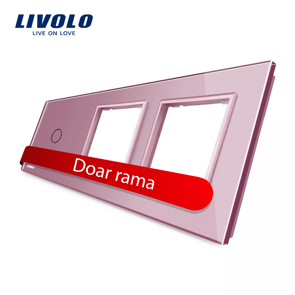 01-bb-c7-c1-sr-sr-17-livolo-panou-roz-sticla-cristal-intrerupator-simplu-tactil.jpg Panou intrerupator simplu cu touch si 2 prize Livolo din sticla - imagine 1