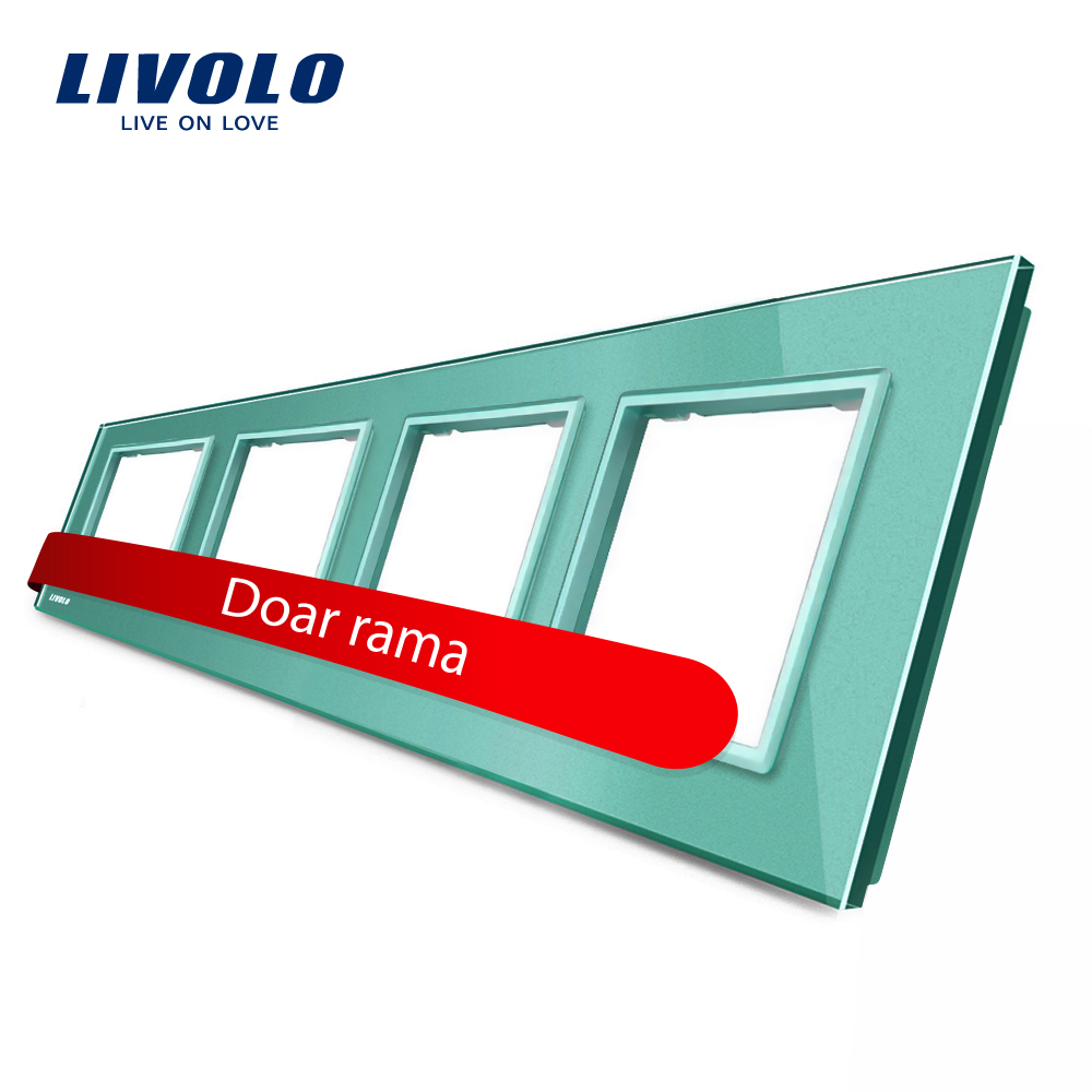01-bb-c7-sr-sr-sr-sr-18-rama-livolo-verde-panou-din-sticla-rezistenta-la-zgarieturi.jpg Rama priza cvadrupla Livolo din sticla - imagine 1