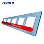 Rama cvintuplu din sticla Livolo