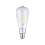 Bec inteligent Shelly Vintage ST64, Dimmer, Wi-Fi, Control aplicatie, E27, 7W, 750 LM