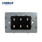 Modul priza tripla LIVOLO standard italian