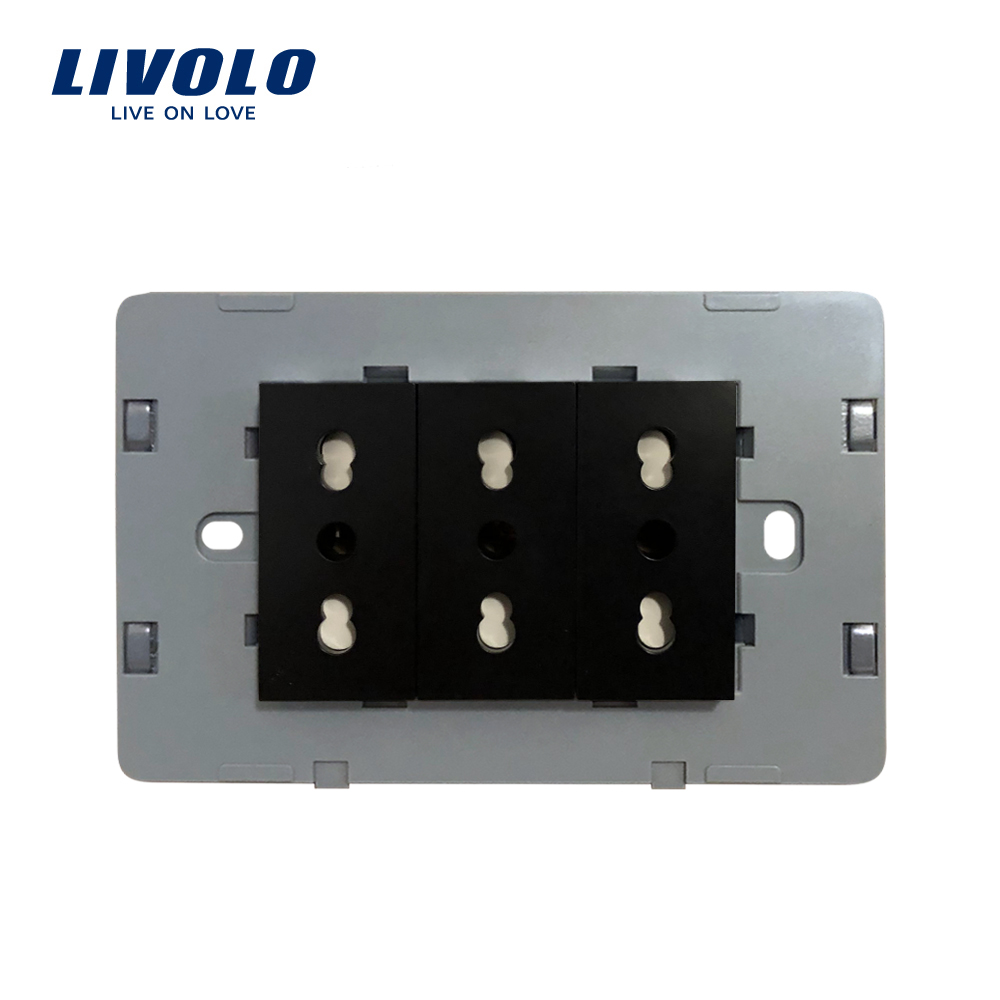 01-c9-c3it-12-modul-livolo-priza-tripla-standard-italian-negru-vedere-frontala-1.jpg Modul priza tripla LIVOLO standard italian - imagine 1