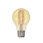 Bec inteligent LED Wireless Homeflow B-5009, E27, 5.5W (40W), 500lm, dimabil, filament, lumina calda, Control de pe telefonul mobil