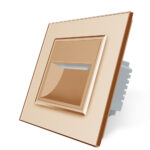 Lampa de veghe LED Livolo cu rama din sticla