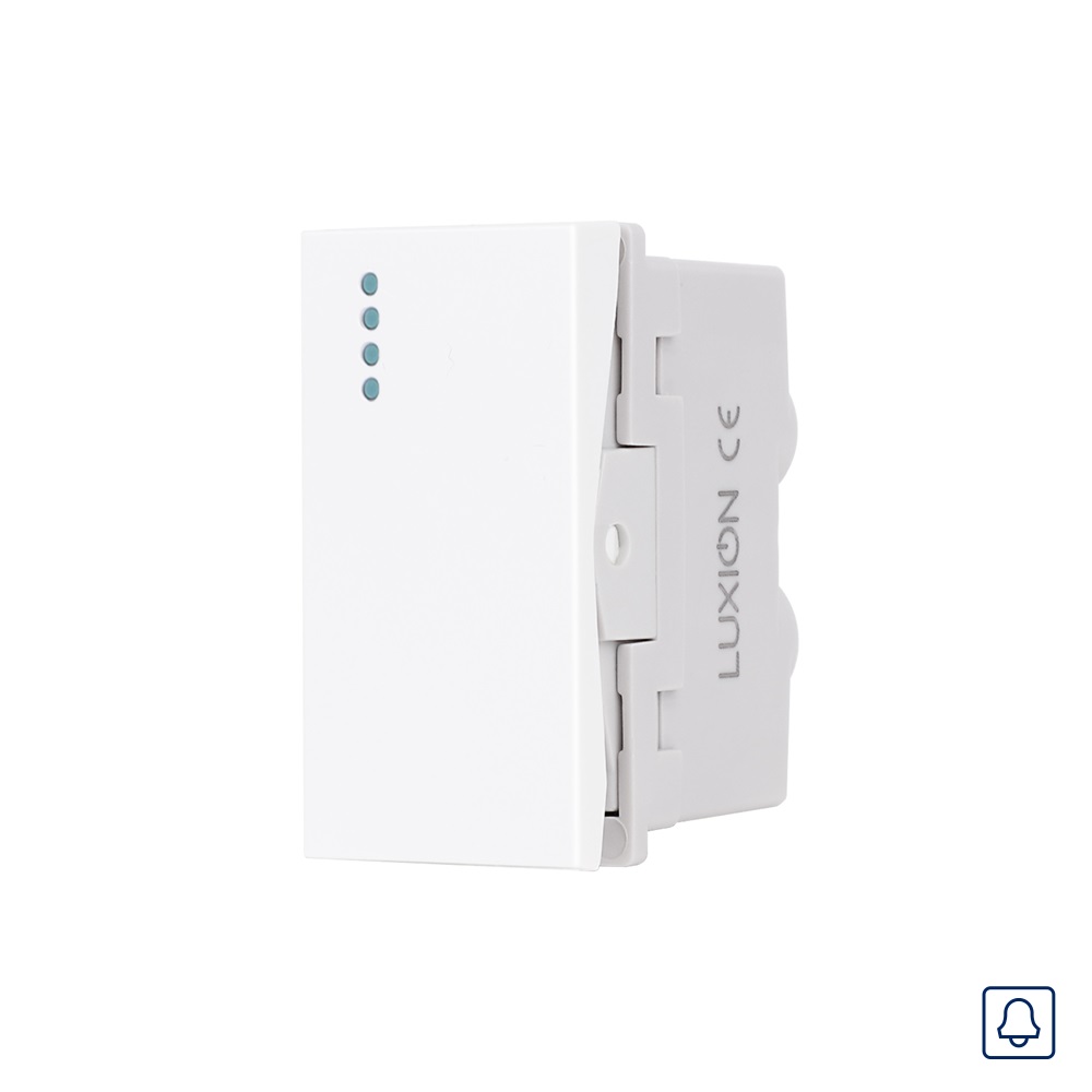 01-modul-buton-revenire-mecanic-1m-luxion-italian-alb.jpg Modul Buton Revenire Mecanic (Sonerie) 1M LUXION, Standard Italian - imagine 1