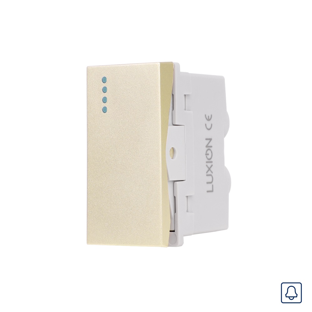 01-modul-buton-revenire-mecanic-1m-luxion-italian-auriu.jpg Modul Buton Revenire Mecanic (Sonerie) 1M LUXION, Standard Italian - imagine 1