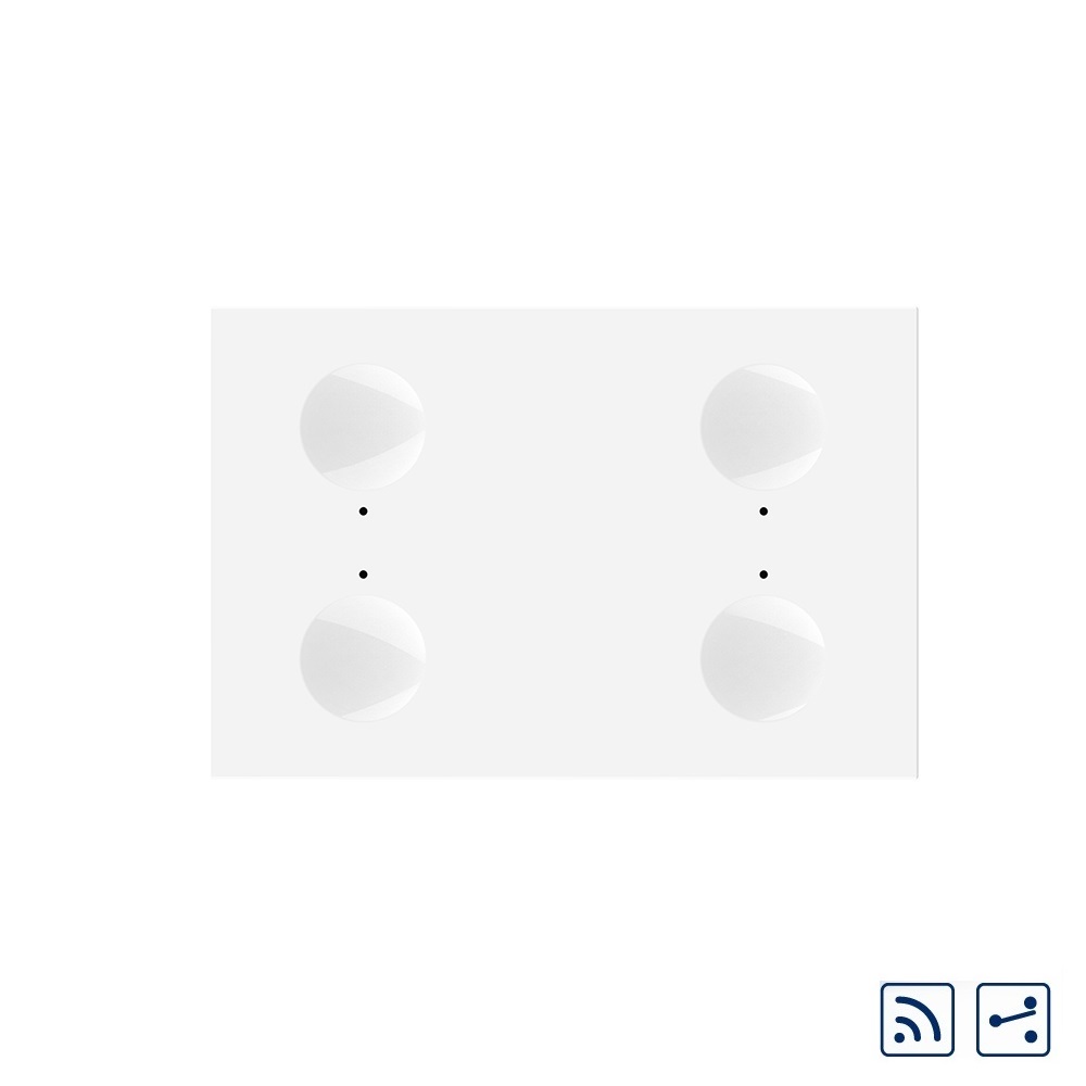 01-modul-intrerupator-cvadruplu-cap-scara-wireless-serie-noua-alb.jpg Modul intrerupator cvadruplu cap scara / cap cruce wireless cu touch Livolo standard Italian, Serie noua - imagine 1