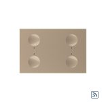 Modul intrerupator cvadruplu wireless cu touch Livolo standard Italian, Serie noua