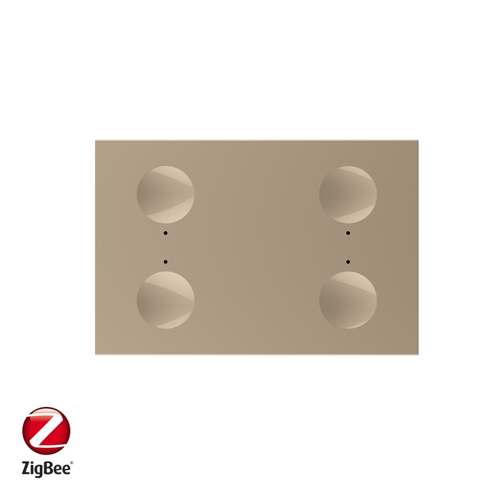 01-modul-intrerupator-cvadruplu-livolo-zigbee-serie-noua-auriu.jpg Modul intrerupator cvadruplu cu touch Livolo, protocol ZigBee, standard Italian, Serie noua - imagine 1