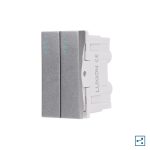 Modul Intrerupator Dublu Cap-Scara Mecanic 2M / 1M LUXION, Standard Italian