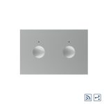 Modul intrerupator dublu cap scara / cruce wireless cu touch Livolo standard Italian, Serie noua