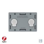Modul intrerupator dublu cap scara / cruce cu touch Livolo, protocol ZigBee, standard Italian