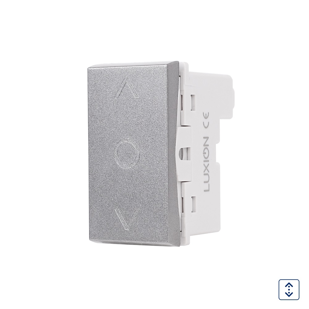 01-modul-intrerupator-mecanic-jaluzele-luxion-italian-gri.jpg Modul Intrerupator Mecanic Jaluzele 1M LUXION, Standard Italian - imagine 1