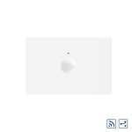 Modul intrerupator simplu cap scara / cap cruce wireless cu touch Livolo standard Italian, Serie noua