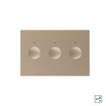 Modul intrerupator triplu cap scara / cap cruce cu touch Livolo standard Italian, Serie noua