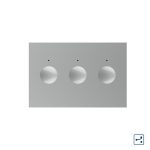 Modul intrerupator triplu cap scara / cap cruce cu touch Livolo standard Italian, Serie noua