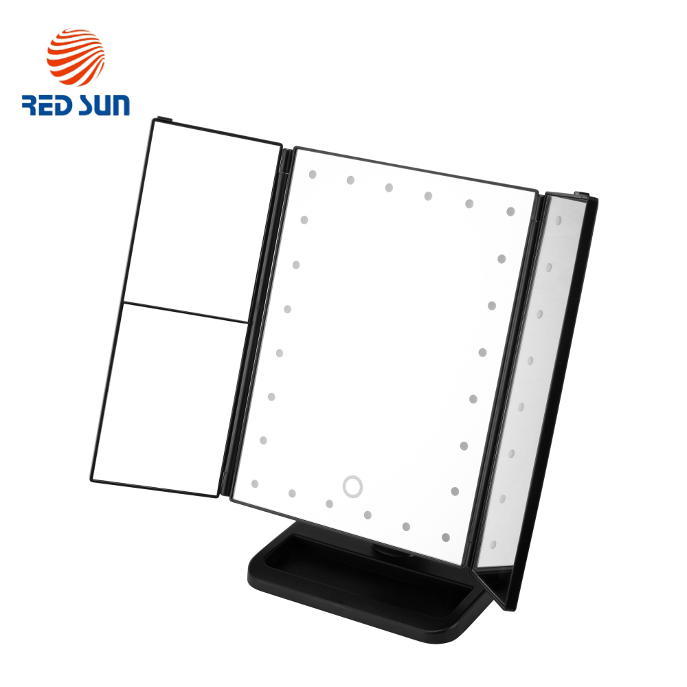 01-oglinda-redsun-rs-l3011-comsetica-rotativa-led-uri-1.jpg Oglinda cosmetica rotativa RedSun, Led-uri cu variator pentru make-up - imagine 1