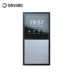 Panou multifunctional Smart Orvibo MixPad, Senzor temperatura, Senzor umiditate, Protocol Zigbee, Control lumini, Control rulouri exterioare, draperii, perdea, Control vocal, Control de pe telefonul mobil - Resigilat