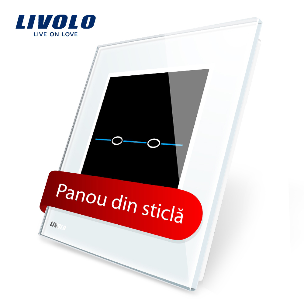 01-panou-intrerupator-dublu-livol-model-italian-bb-c7-c2-31-sticla-alba-1.jpg Panou intrerupator dublu cu touch Livolo din sticla - Seria R - imagine 1