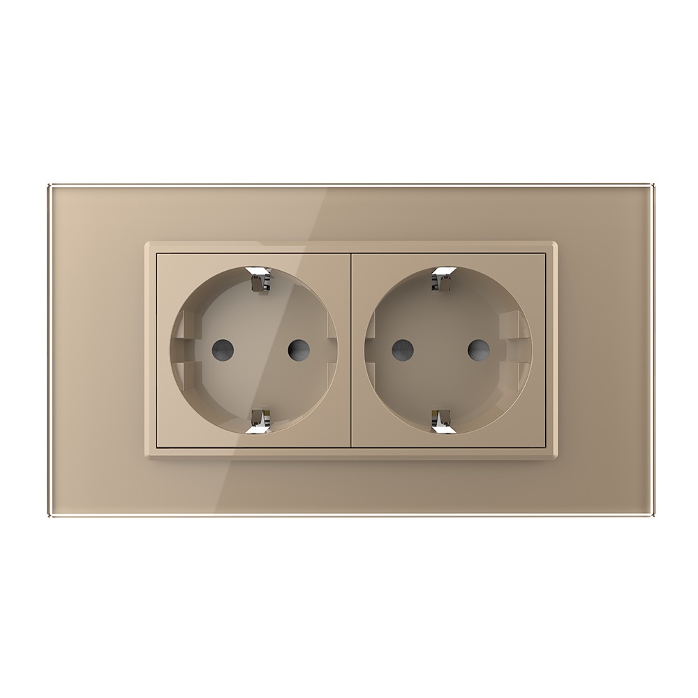 01-priza-dubla-livolo-rama-sticla-standard-italian-4-module-auriu.jpg Priza dubla Livolo cu rama din sticla 4M, standard Italian, Serie noua - imagine 1