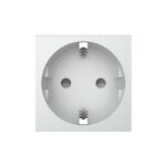 Priza simpla Livolo fara rama din sticla