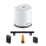 Kit Automatizare Porti Culisante Somfy FreeVia Essential, 2 Telecomenzi, Deschidere / Inchidere Automata