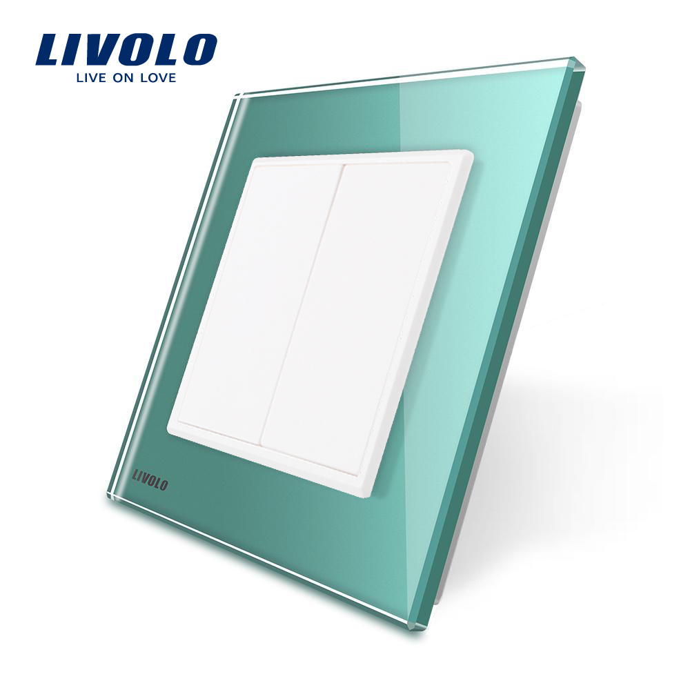 01-vl-c792k-18-priza-blank-goala-verde-livolo-rama-din-sticla-ultrarezistenta.jpg Priza blank/goala Livolo cu rama din sticla - imagine 1