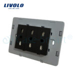 Modul priza tripla LIVOLO standard italian - imagine 2