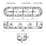 Doza aparataj cvadrupla pentru rigips Kopos KPL64-50/4LDNA - imagine 2