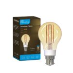 Bec inteligent LED Wireless Homeflow B-5008, B22, 5.5W (40W), 500lm, dimabil, filament, lumina calda, Control de pe telefonul mobil - Resigilat - imagine 2