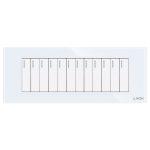 Intrerupator Mecanic 12 Posturi LUXION cu Rama din Sticla, Standard Italian, 6M - imagine 2