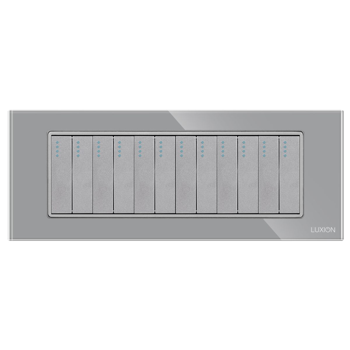 Intrerupator Mecanic 12 Posturi LUXION cu Rama din Sticla, Standard Italian, 6M - imagine 2