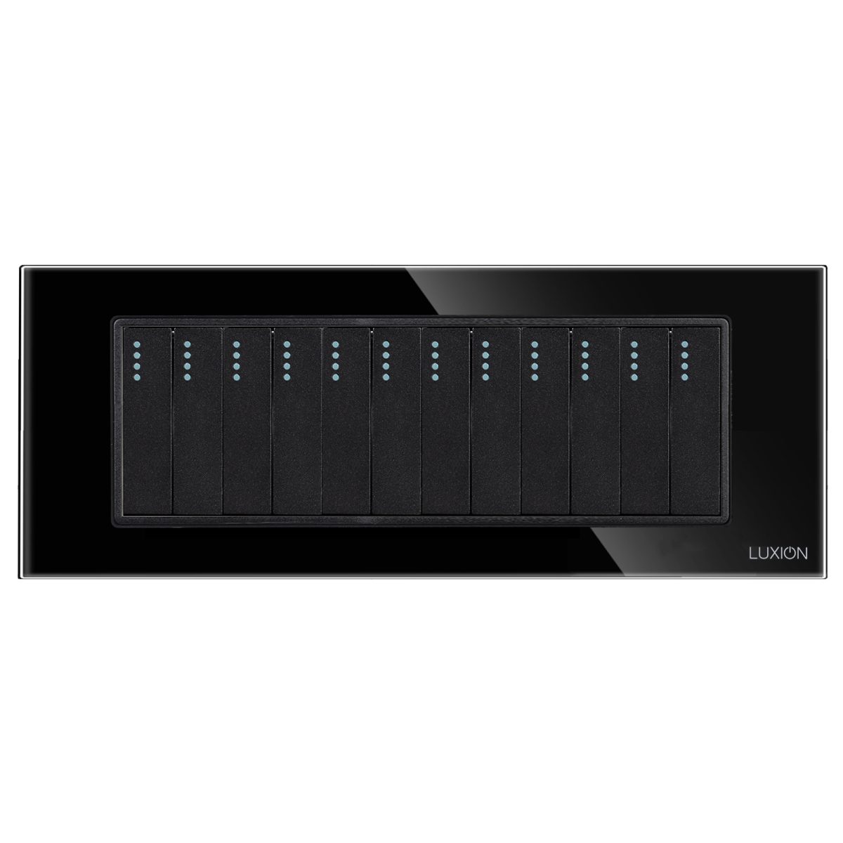 Intrerupator Mecanic 12 Posturi LUXION cu Rama din Sticla, Standard Italian, 6M - imagine 2