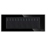 Intrerupator Mecanic 12 Posturi LUXION cu Rama din Sticla, Standard Italian, 6M - imagine 2