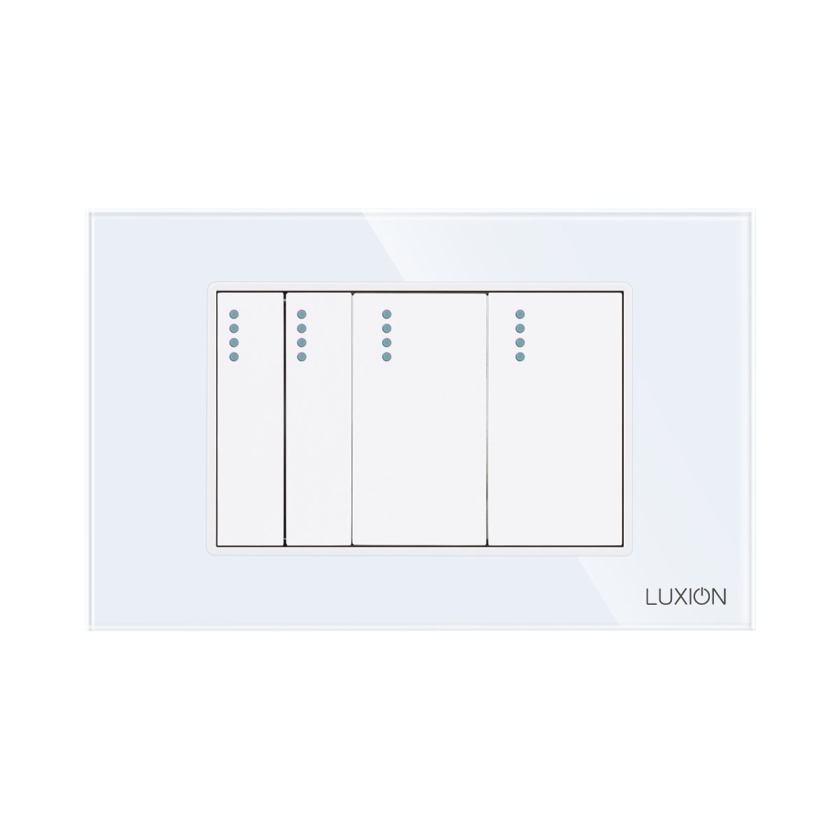 Intrerupator Mecanic 4 Posturi LUXION cu Rama din Sticla, Standard Italian, 3M - imagine 2