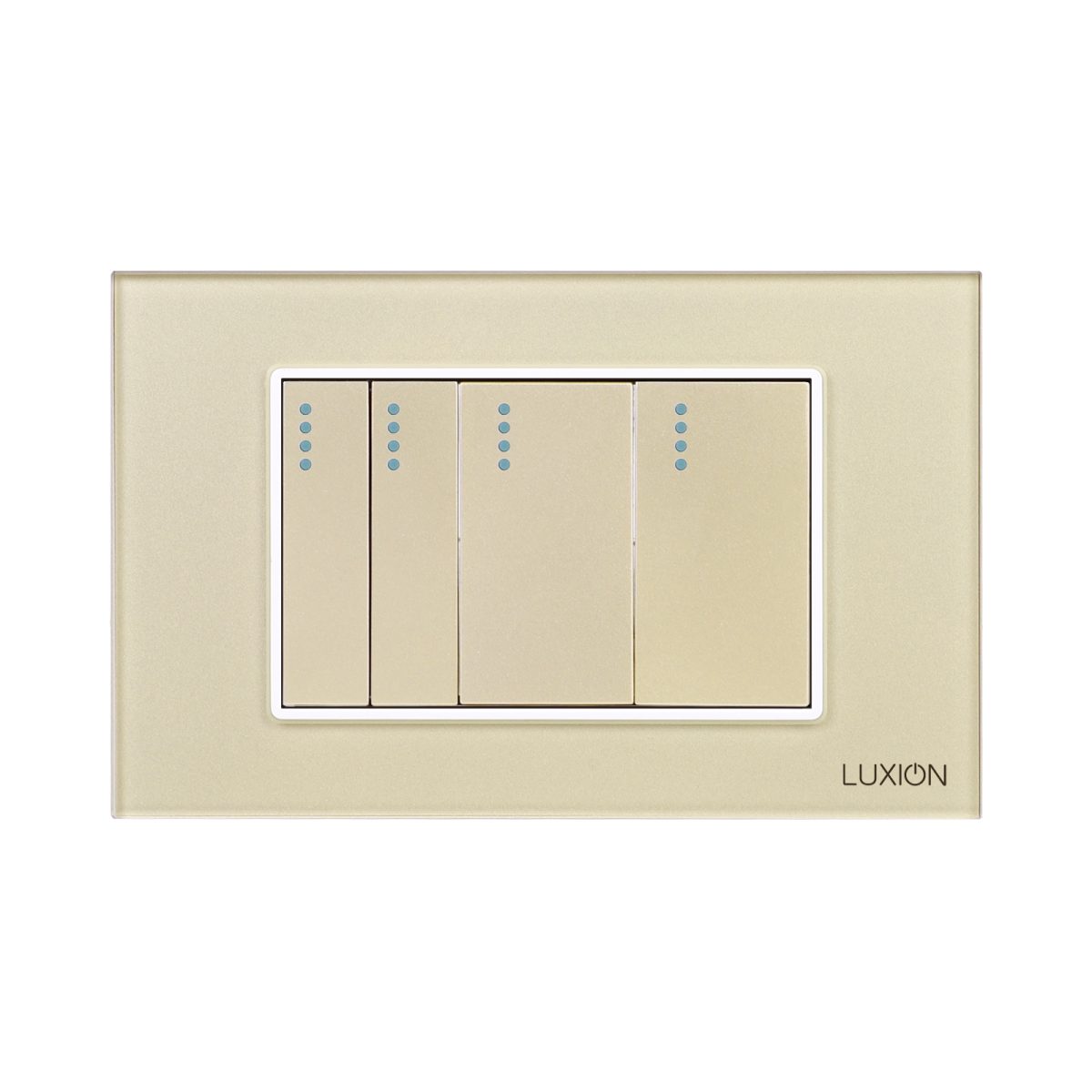 Intrerupator Mecanic 4 Posturi LUXION cu Rama din Sticla, Standard Italian, 3M - imagine 2