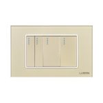 Intrerupator Mecanic 4 Posturi LUXION cu Rama din Sticla, Standard Italian, 3M - imagine 2