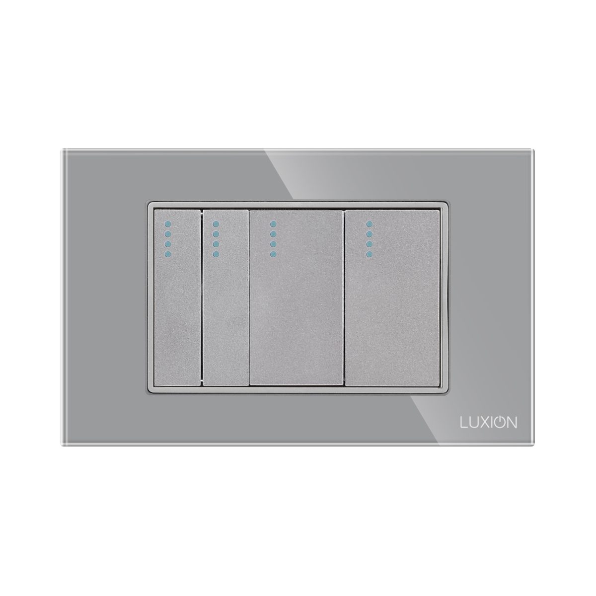 Intrerupator Mecanic 4 Posturi LUXION cu Rama din Sticla, Standard Italian, 3M - imagine 2