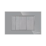 Intrerupator Mecanic 4 Posturi LUXION cu Rama din Sticla, Standard Italian, 3M - imagine 2